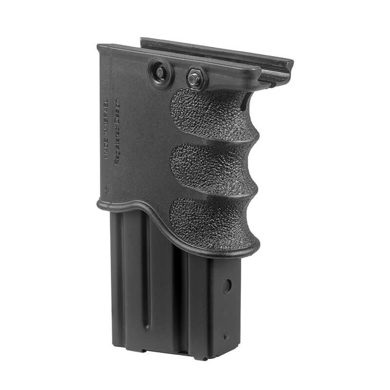 Kompatibilná predná rukoväť a držiak náhradného zásobníku AR15 FAB MG-20 čierna 3