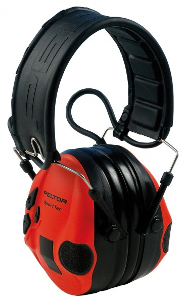 3M Peltor Sport Tac (čierne a červené)