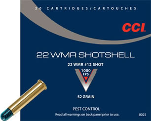 .22 WMR CCI Shotshell