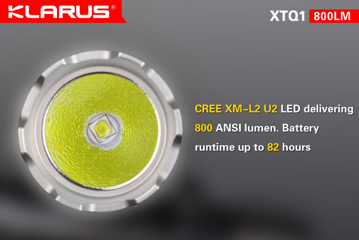 KLARUS XTQ1 800 lumenov 2