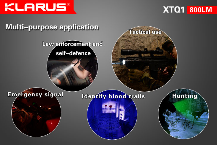 KLARUS XTQ1 800 lumenov 5