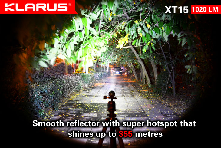 KLARUS XT15 1020 Lumenov + akumulátor zdarma 10