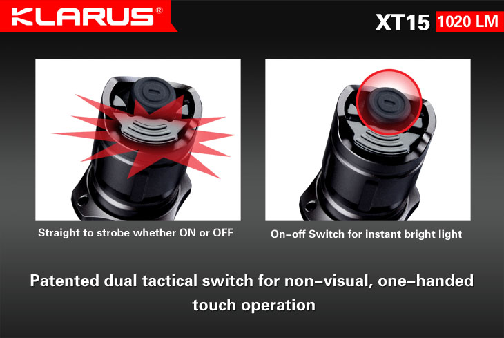 KLARUS XT15 1020 Lumenov + akumulátor zdarma 11