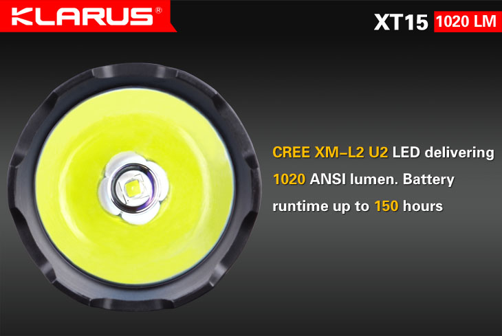 KLARUS XT15 1020 Lumenov + akumulátor zdarma 2