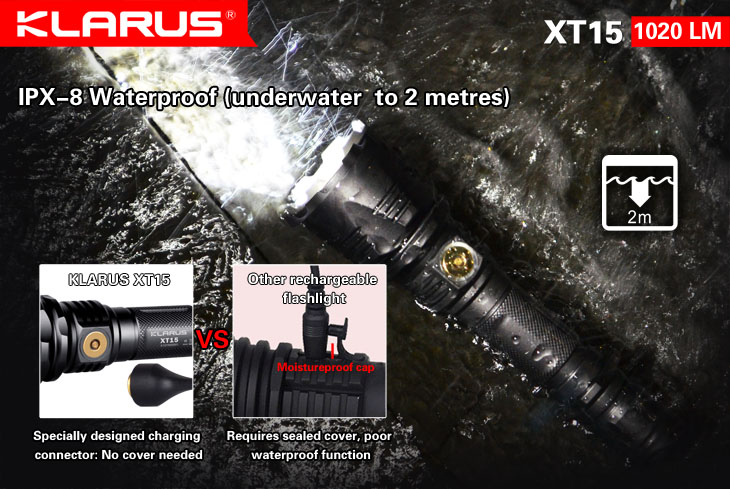 KLARUS XT15 1020 Lumenov + akumulátor zdarma 8