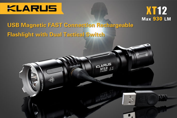 KLARUS XT12 930 lumenov + akumulátor zdarma 10