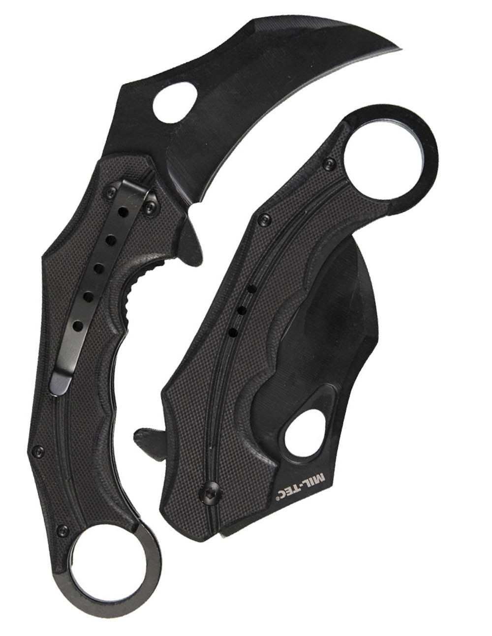 Mil-tec Nôž G10 Karambit - čierny 2
