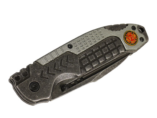 Mil-tec Nôž Fire Dept Stone Washed 2