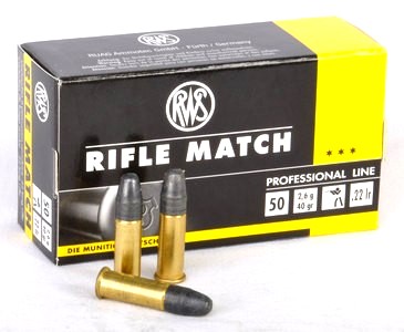 .22 LR RWS Rifle Match