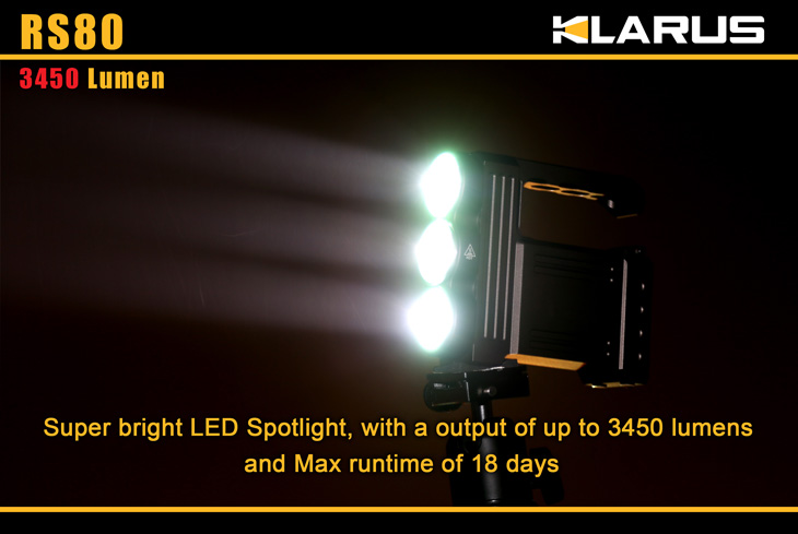 KLARUS RS80 3450 lumenov 12