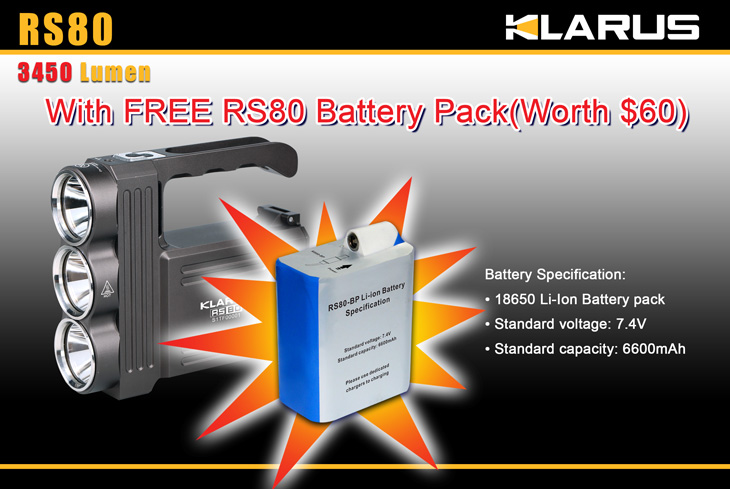 KLARUS RS80 3450 lumenov 4