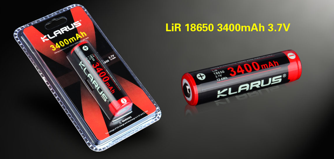 KLARUS akumulátor 18650 3400mah 3
