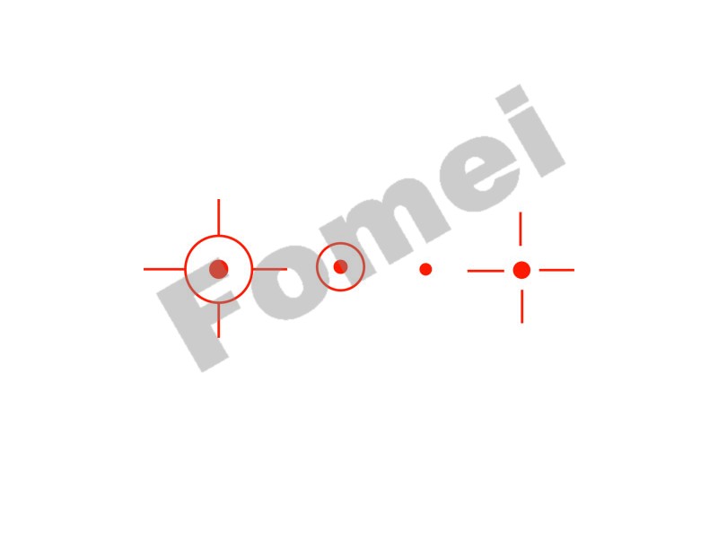 Fomei 1x22x33 mm kolimator RED (19-21mm) 2