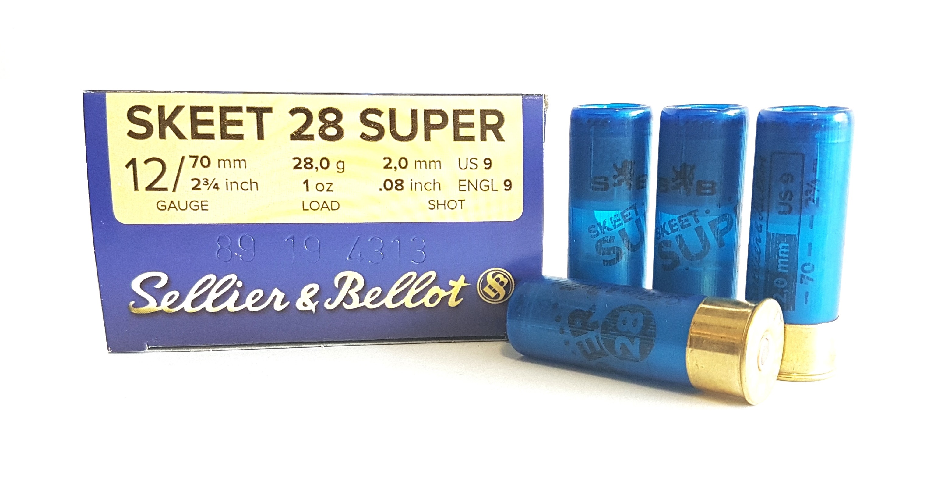 12/70 S&amp;B Skeet Super 28g 2,0mm