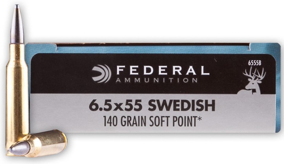 6,5x55 SE Federal Power-Shok 140gr/9,07g