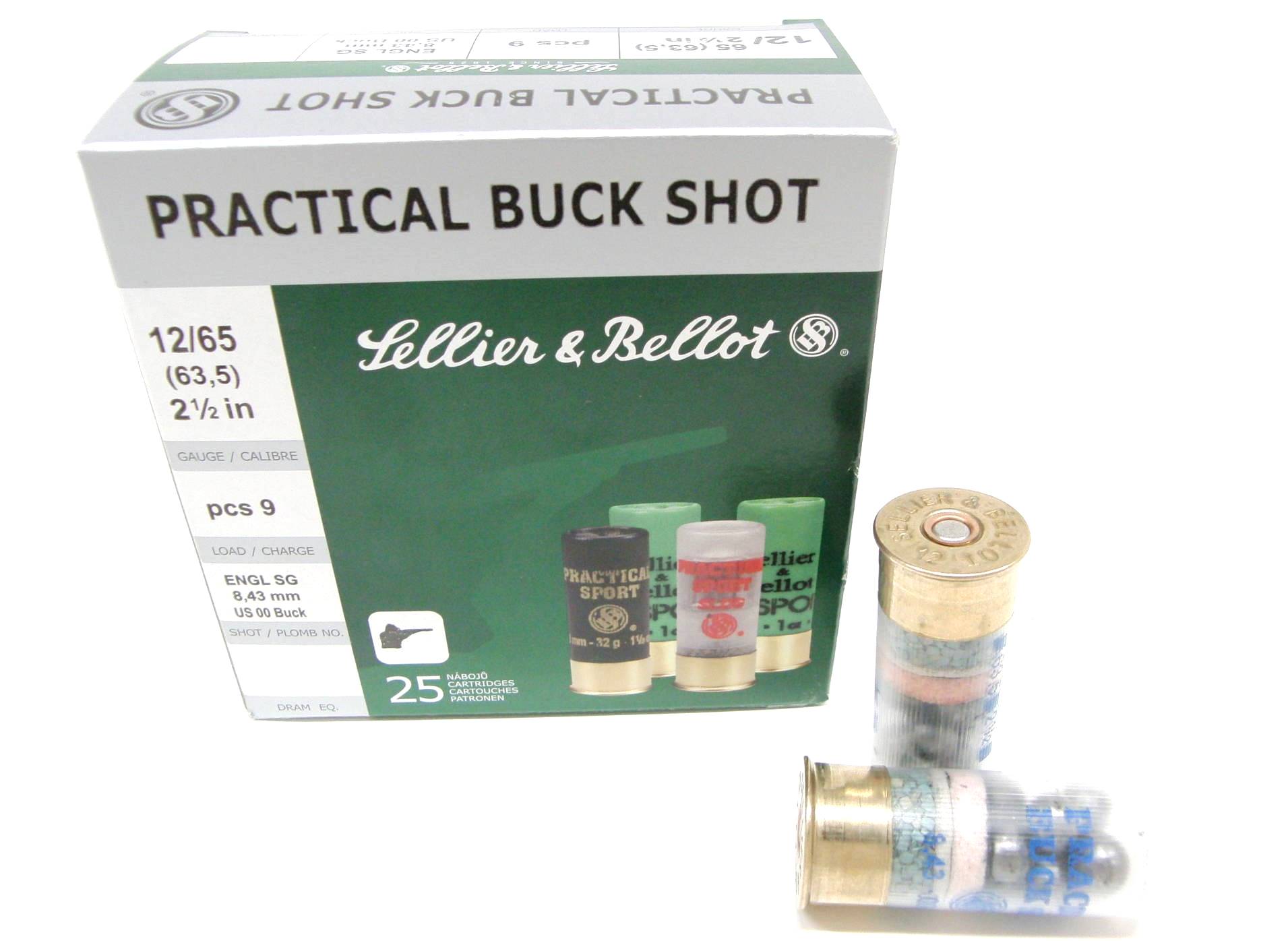 12/63 S&amp;B Practical Buck Shot 8,4mm