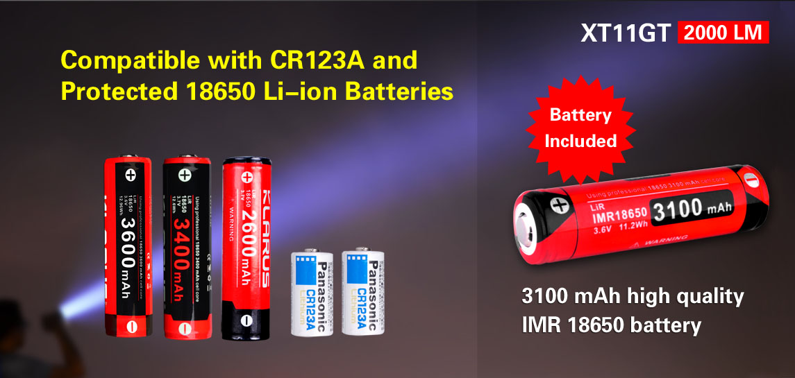 KLARUS XT11GT 2000 Lumenov + BATÉRIA ZDARMA 11