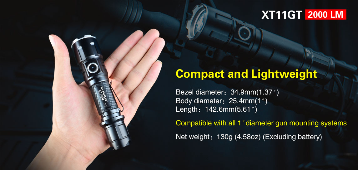 KLARUS XT11GT 2000 Lumenov + BATÉRIA ZDARMA 13