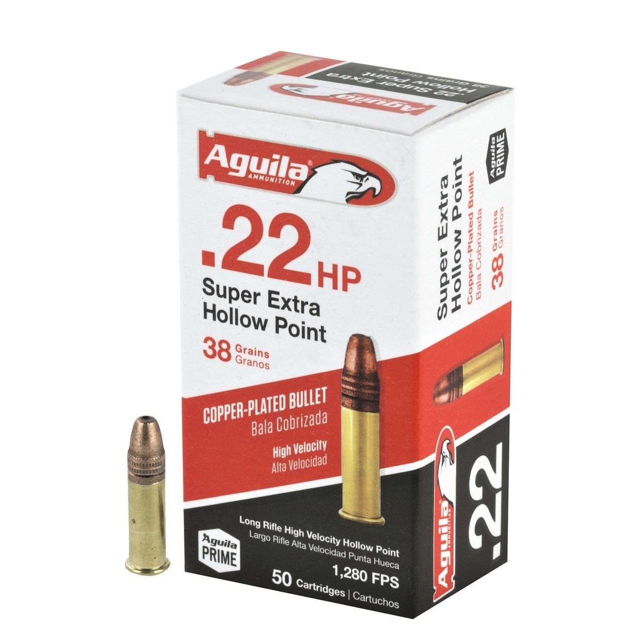.22 LR Aguila High Velocity HP 38gr