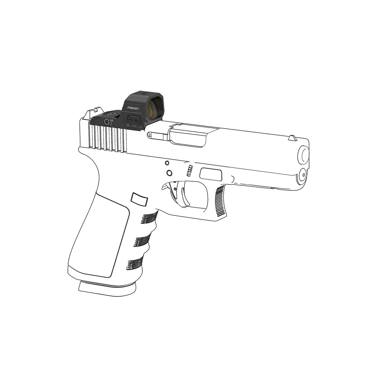 Kolimátor Vector Frenzy 1x16x21 Glock MOS 3