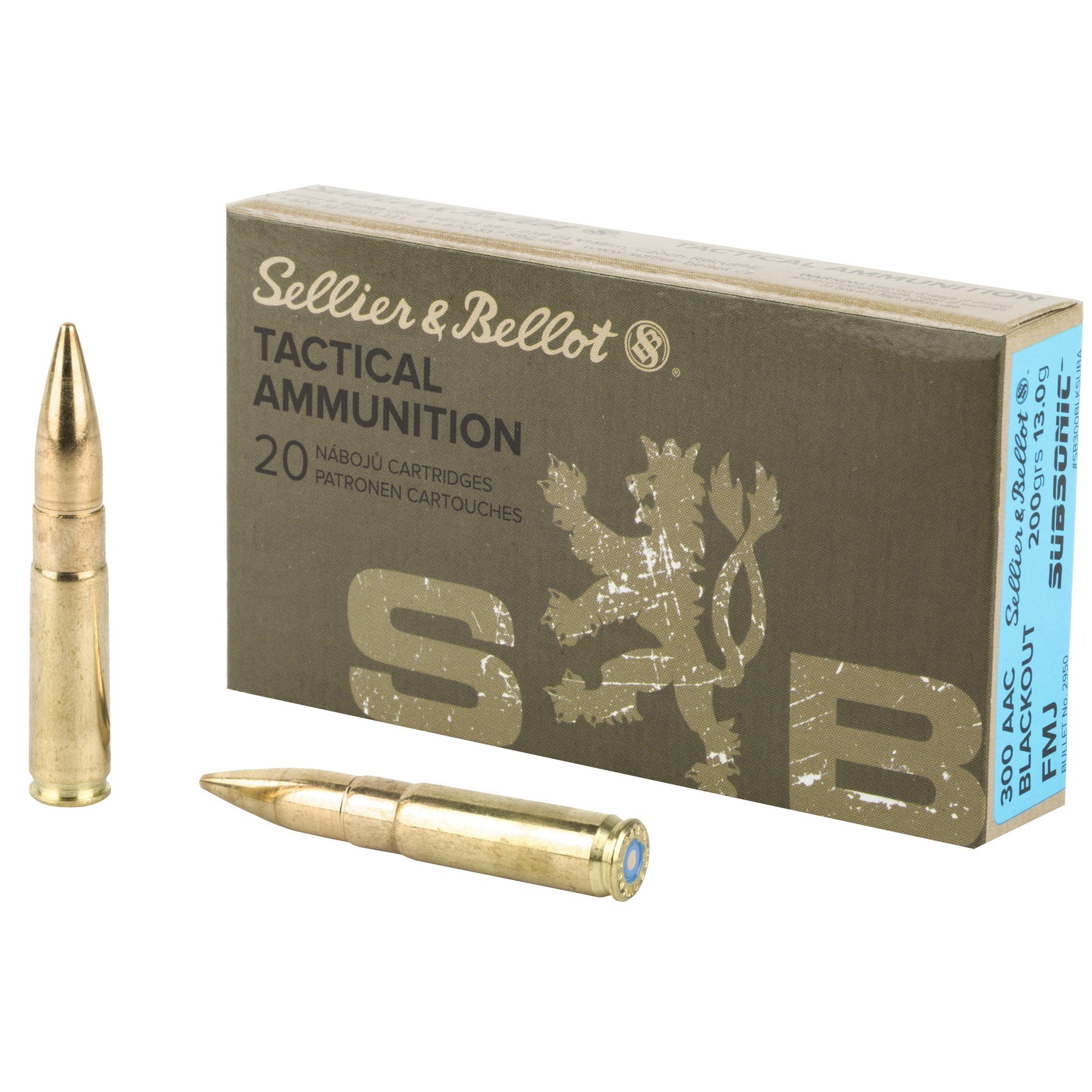 .300 AAC BLK S&amp;B Subsonic 13,0g