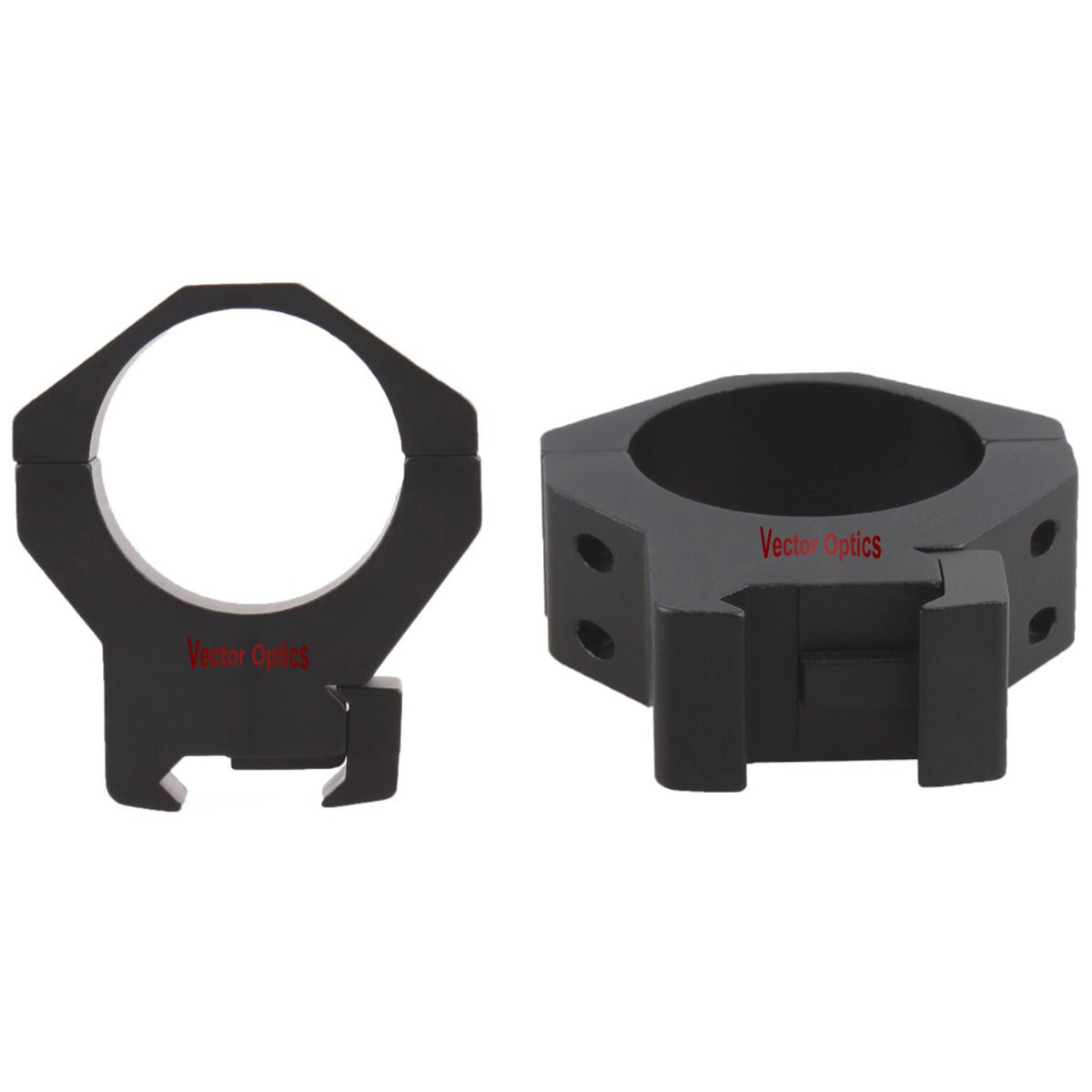 Vector 34mm Picatinny taktické montážne krúžky Medium 2