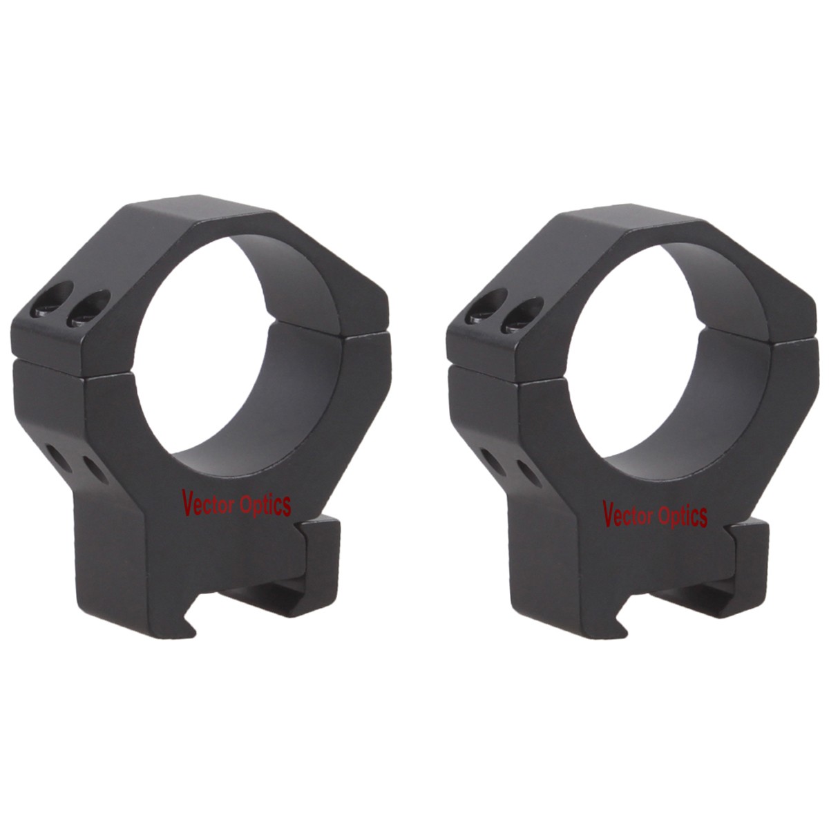 Vector 34mm Picatinny taktické montážne krúžky Medium 3