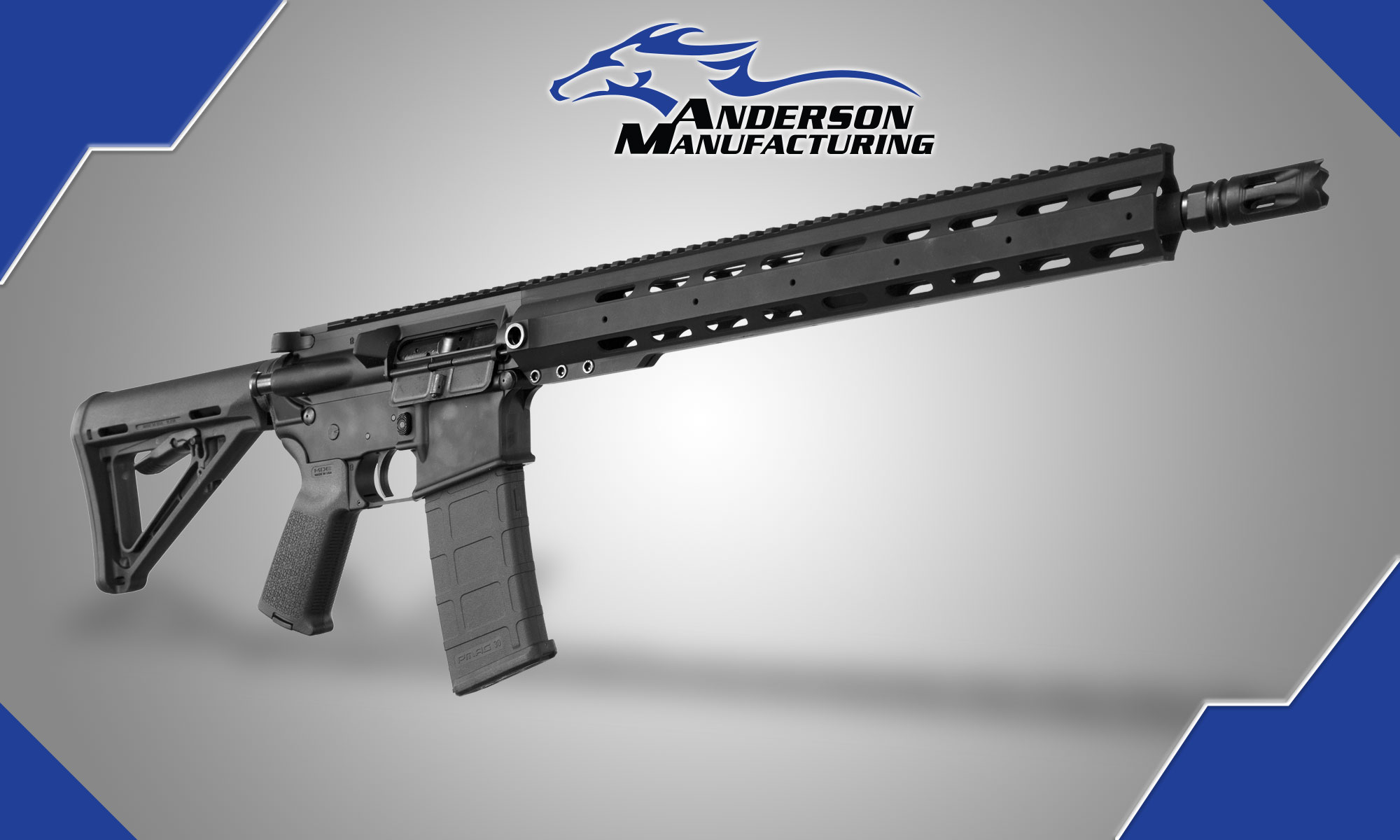 Anderson AM-15 Full rail EXT, 5.56 16″ – M4 - RF85
