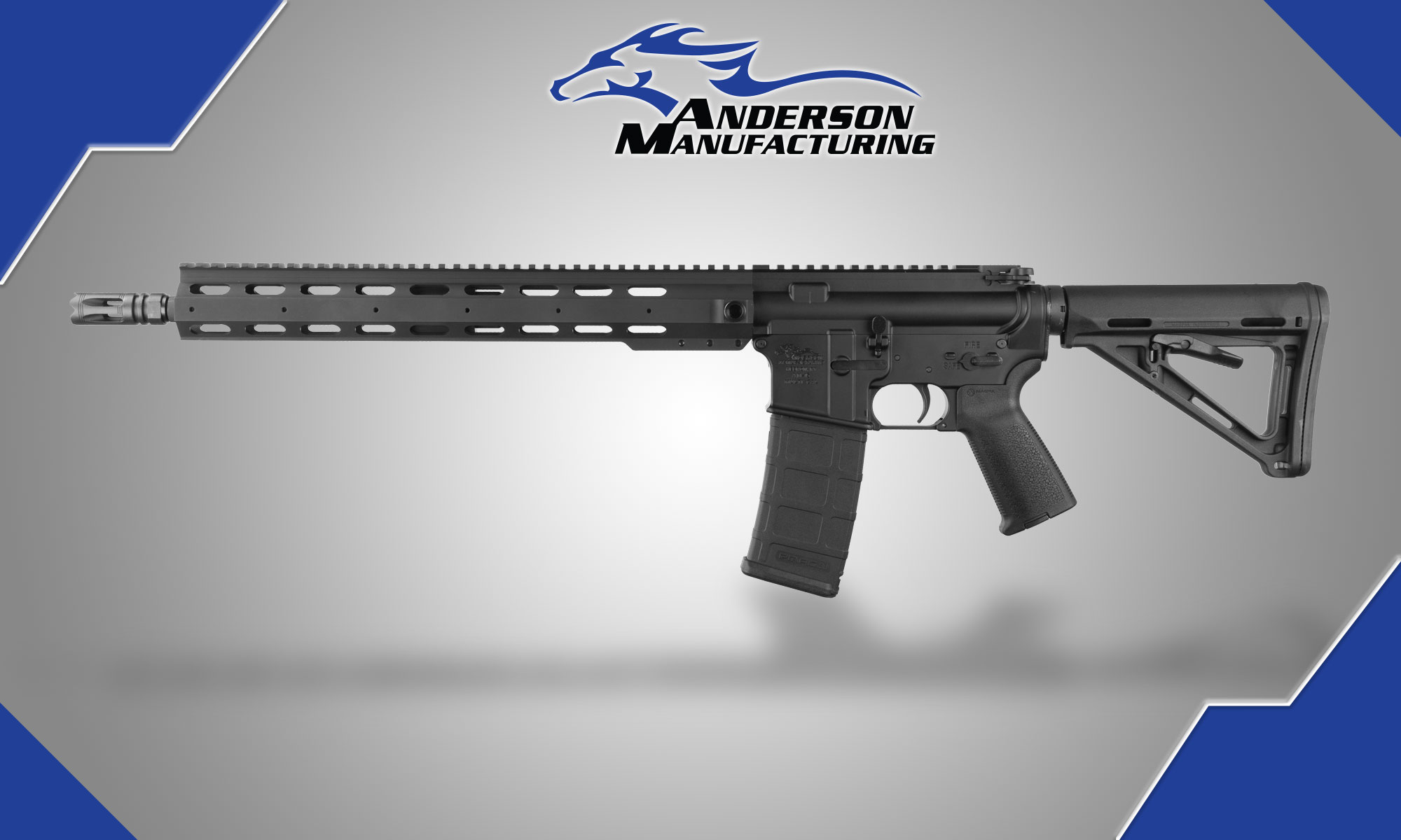 Anderson AM-15 Full rail EXT, 5.56 16″ – M4 - RF85 2