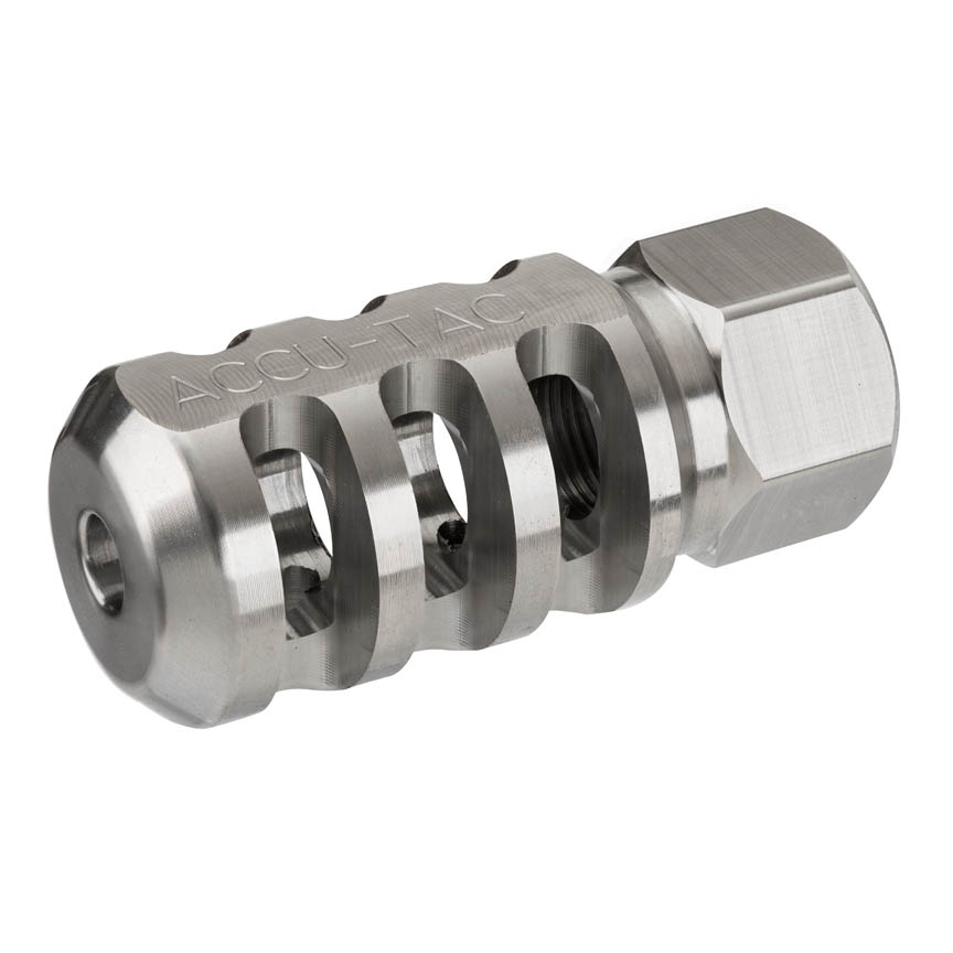 Úsťová brzda Accu-Tac Tank II Muzzle Brake 5,56mm - nerez 4