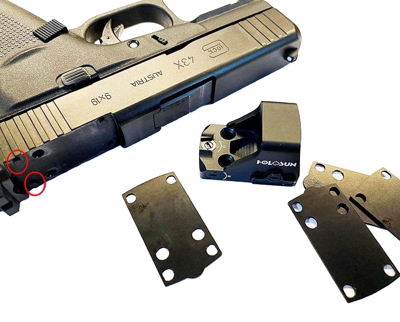Holosun Platnička pre Glock 43/48 MOS - RMSc (HS407K / HS507K) 2