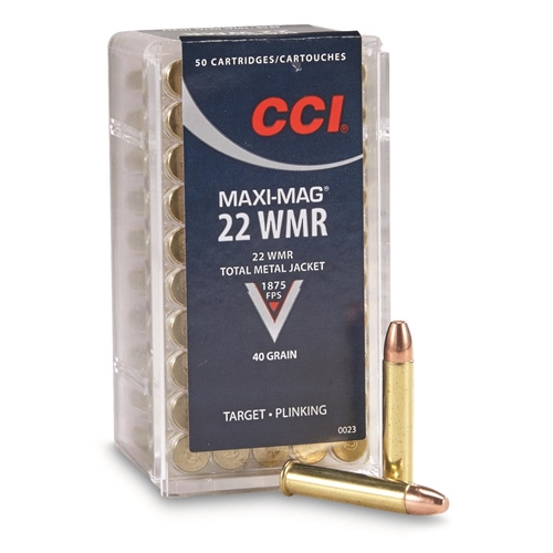 .22 WMR CCI MAXI-MAG TMJ 40gr/2,59g