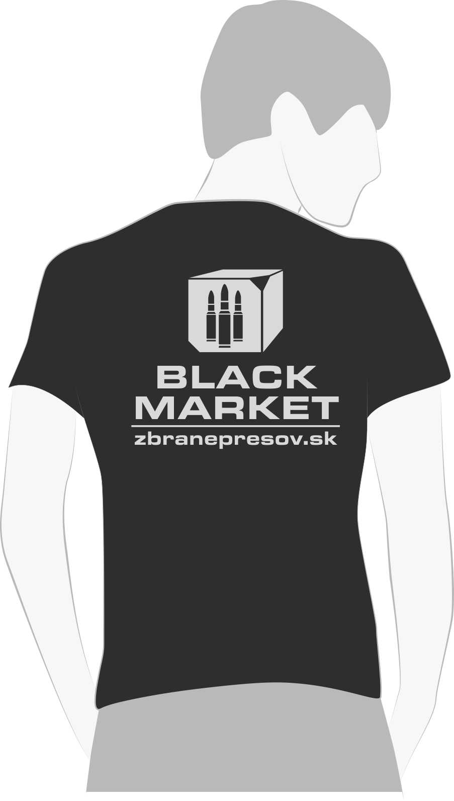 Tričko BLACKMARKET veľkosť M 2