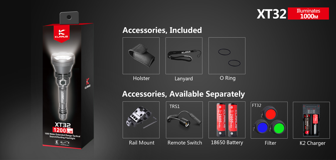 KLARUS XT32 - kit 5