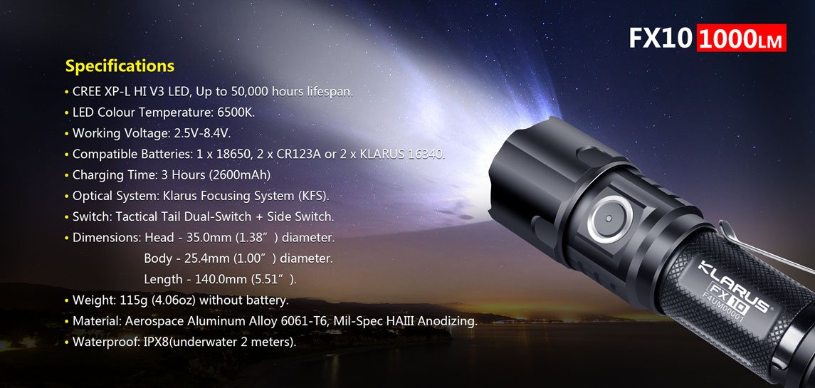 KLARUS FX10 15
