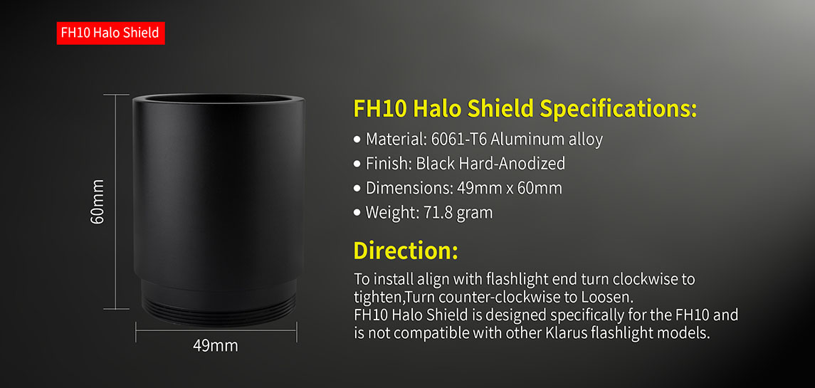 KLARUS FH10 HALO nadstavec 2
