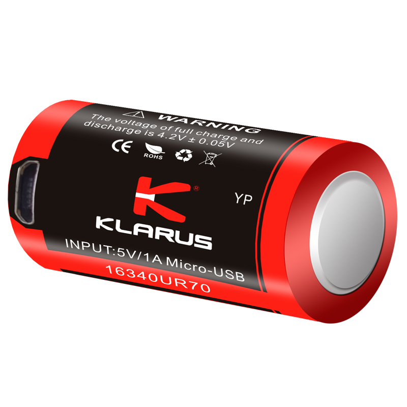 KLARUS akumulátor 16340 700mah