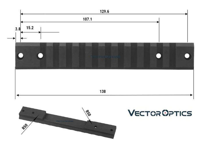 Vector Remington 20MOA SA weaver 3