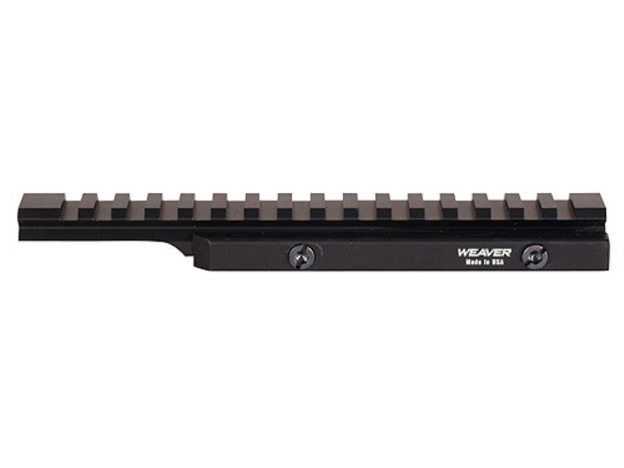 Weaver AR Flat Top Riser Rail 20MOA 3