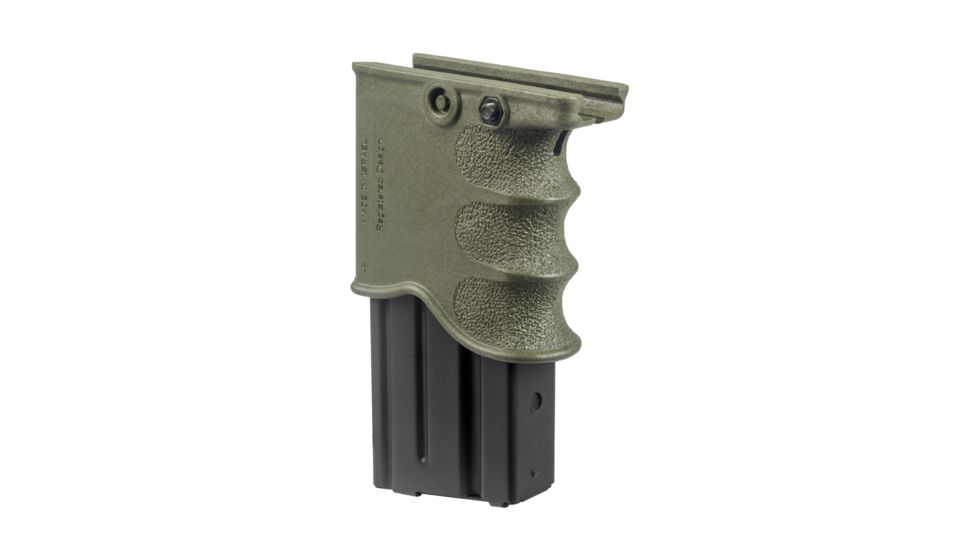 Kompatibilná predná rukoväť a držiak náhradného zásobníku AR15 FAB MG-20 zelená 2