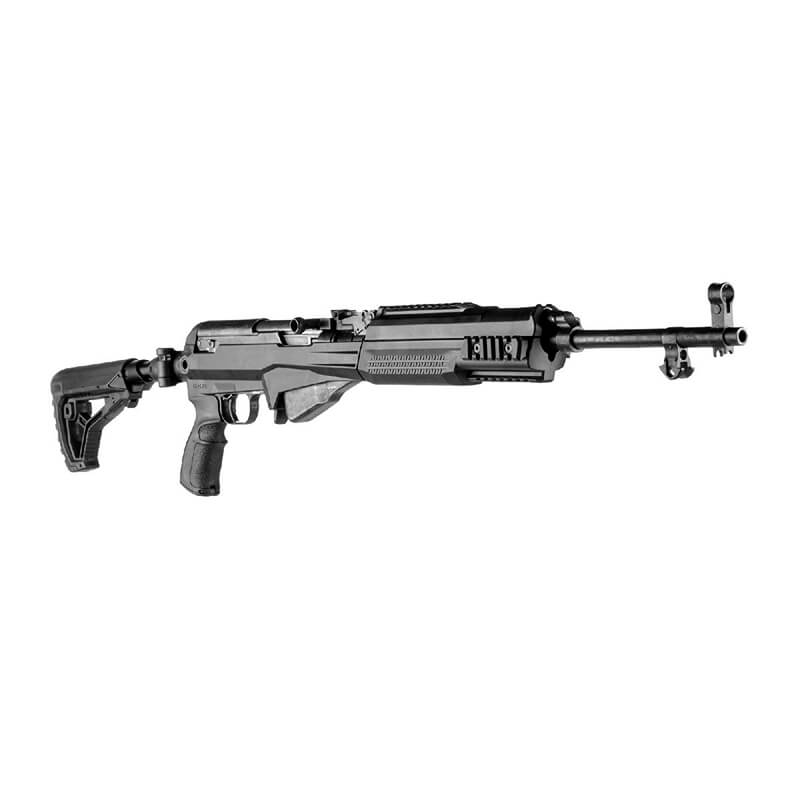 Chassis s pažbou s absorbérom FAB SKS čierna 3