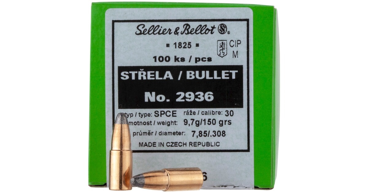 Strela S&amp;B 2936 .308 SPCE 9,7g/150grn