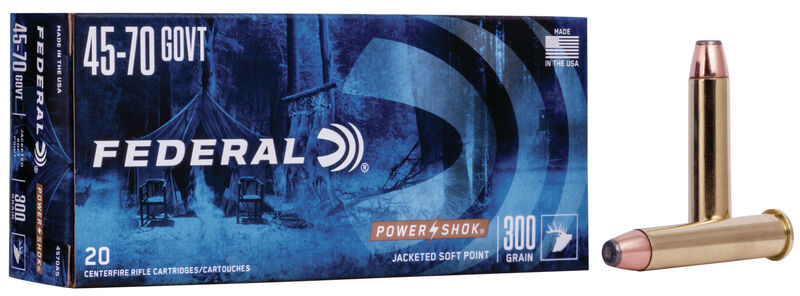 .45-70 Govt. Federal Power-Shok 300gr
