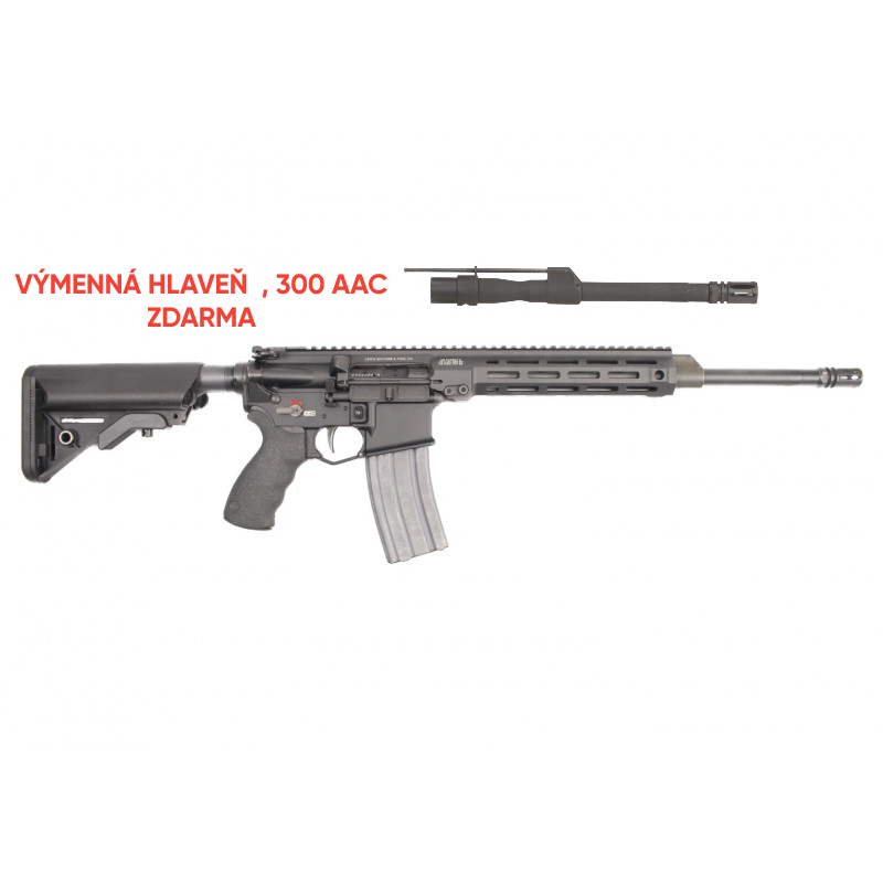 LMT MARS MLC 16", kal. 5,56×45mm + HLAVEŇ .300 AAC ZDARMA