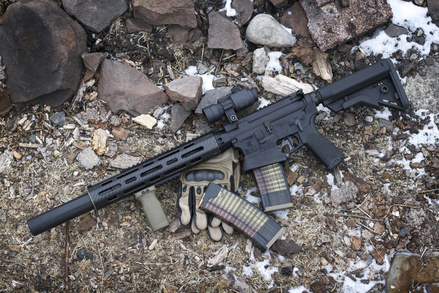 Lancer Zásobník AR15 L5AWM .300AAC BLK / 30rd - Translucent Smoke 2