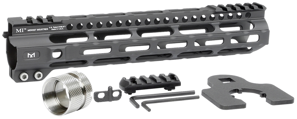 Midwest MI 10,5" M-LOK ultraľahké predpažbie AR15 2