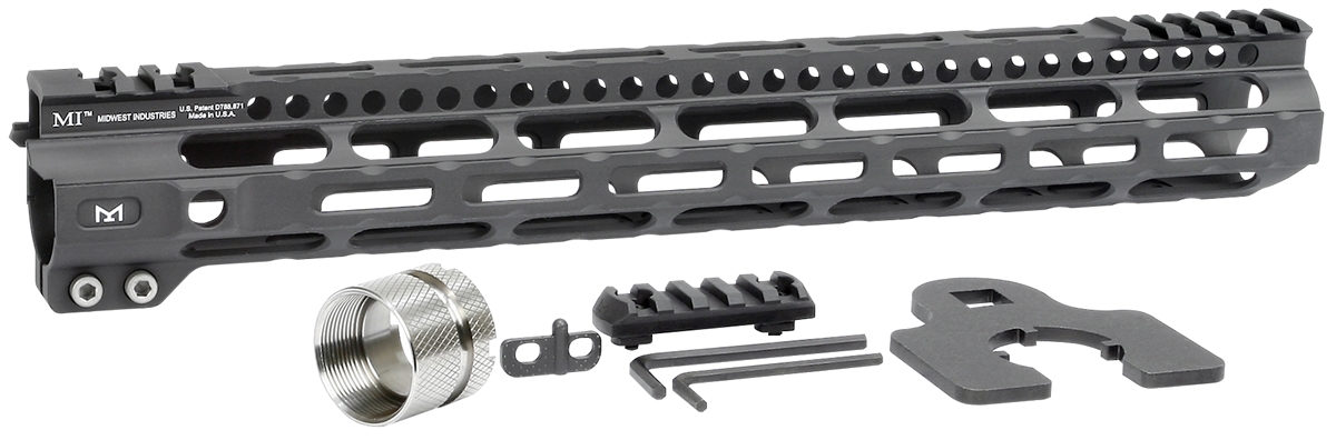 Midwest MI 14" M-LOK ultraľahké predpažbie AR15 2