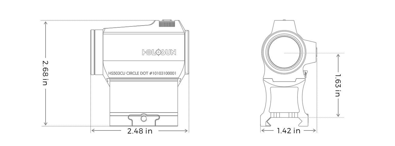 Kolimátor HOLOSUN HS503CU 4