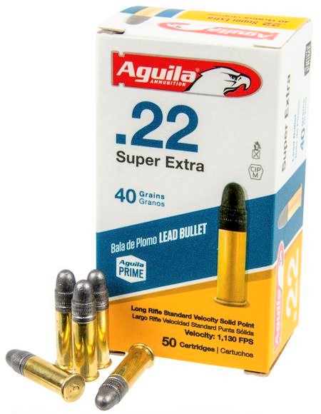 .22 LR Aguila Super Extra SV SP 40gr