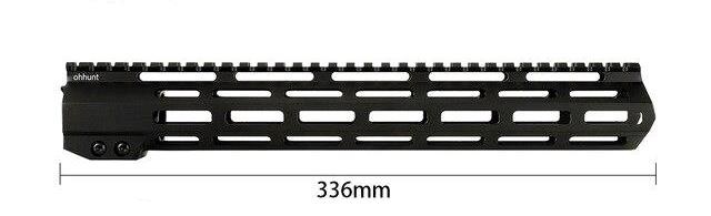 Ohhunt Predpažbie AR15 M-LOK Free Float 13,5" Slim 4